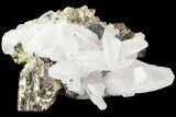 Sphalerite, Pyrite and Quartz Association - Peru #72595-2